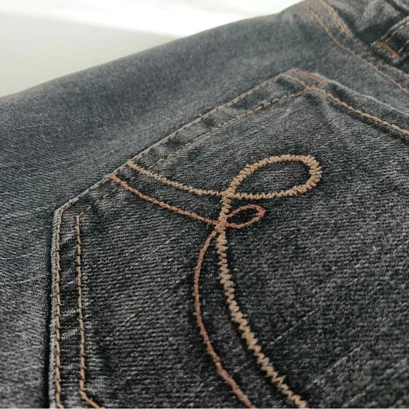 LOFT Original Bootcut Faded Black Jeans - Picture 7 of 9